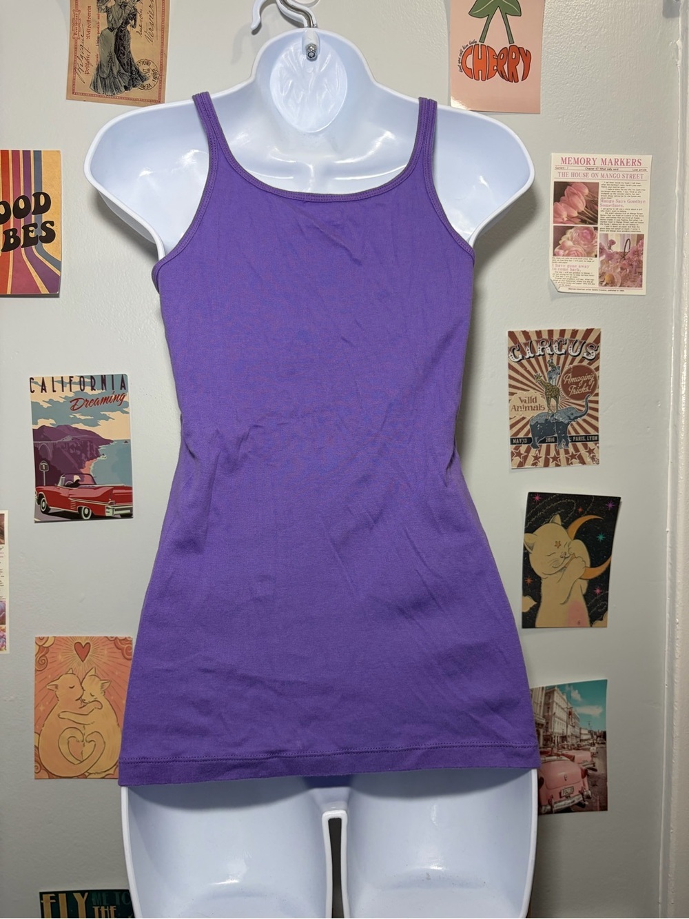 GAP Purple Ruffle Front Tank Top - Picture 2 of 4